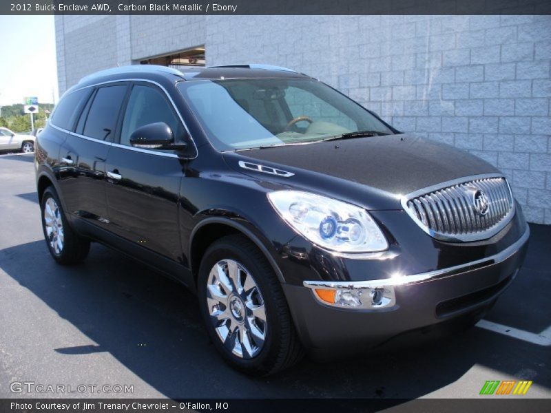 Carbon Black Metallic / Ebony 2012 Buick Enclave AWD
