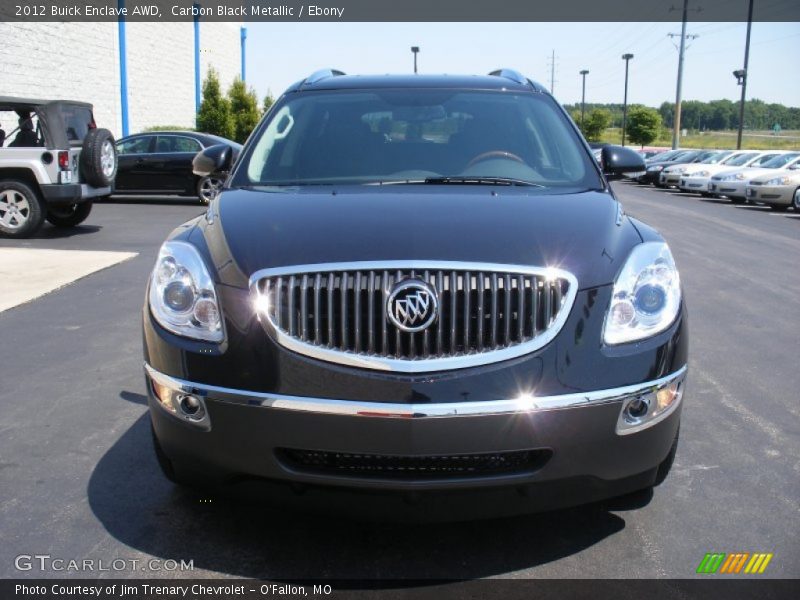 Carbon Black Metallic / Ebony 2012 Buick Enclave AWD