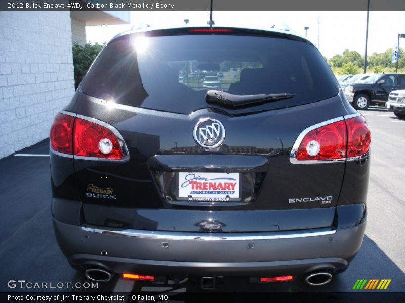 Carbon Black Metallic / Ebony 2012 Buick Enclave AWD