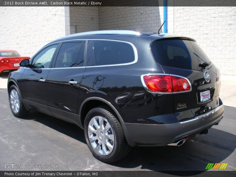 Carbon Black Metallic / Ebony 2012 Buick Enclave AWD