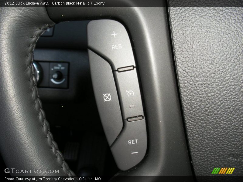Carbon Black Metallic / Ebony 2012 Buick Enclave AWD