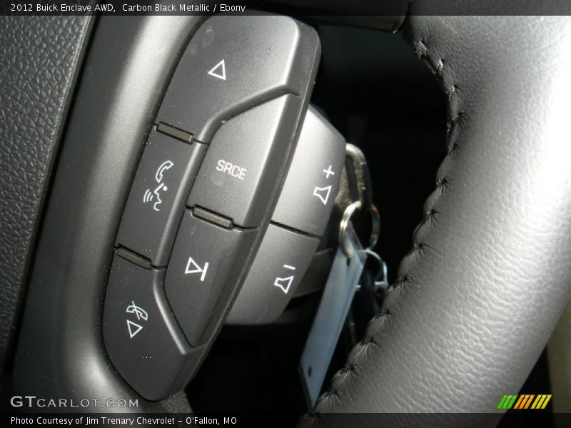 Carbon Black Metallic / Ebony 2012 Buick Enclave AWD