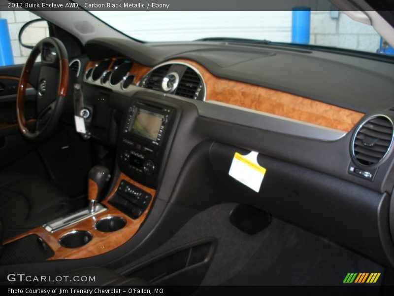 Carbon Black Metallic / Ebony 2012 Buick Enclave AWD