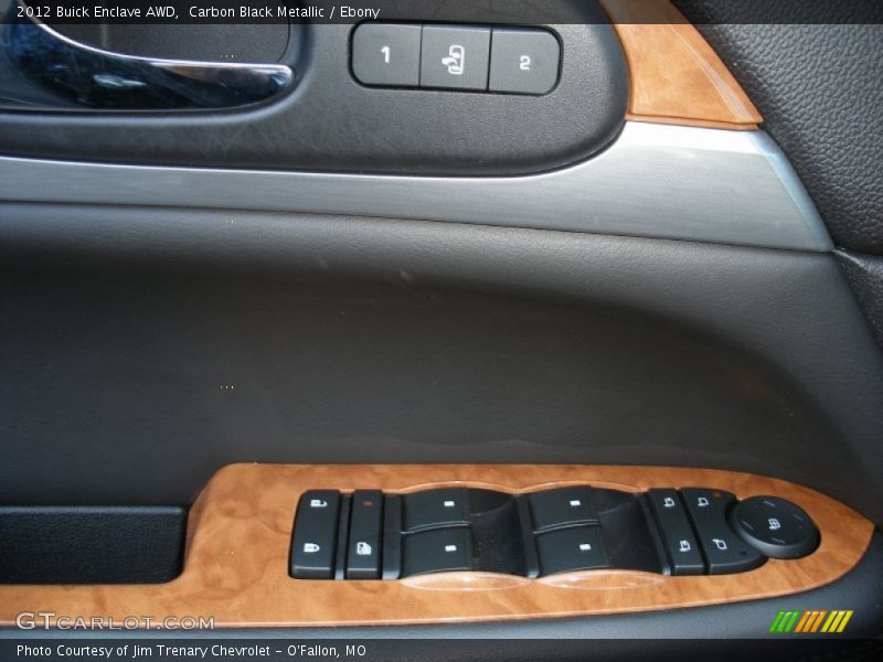 Carbon Black Metallic / Ebony 2012 Buick Enclave AWD