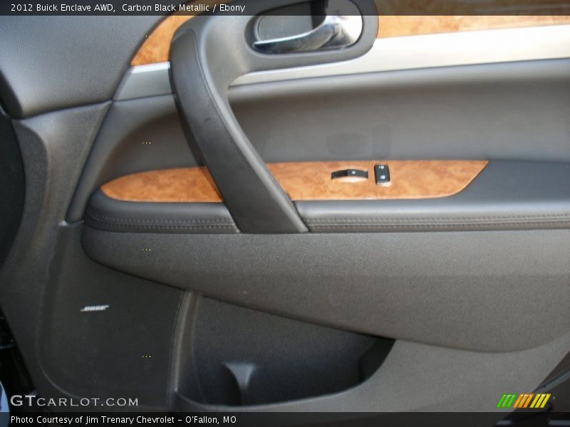 Carbon Black Metallic / Ebony 2012 Buick Enclave AWD