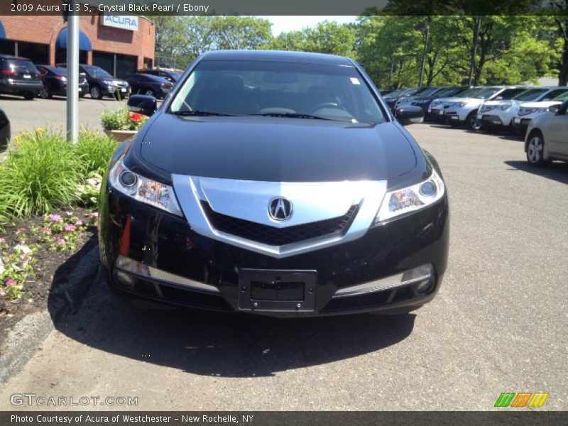 Crystal Black Pearl / Ebony 2009 Acura TL 3.5