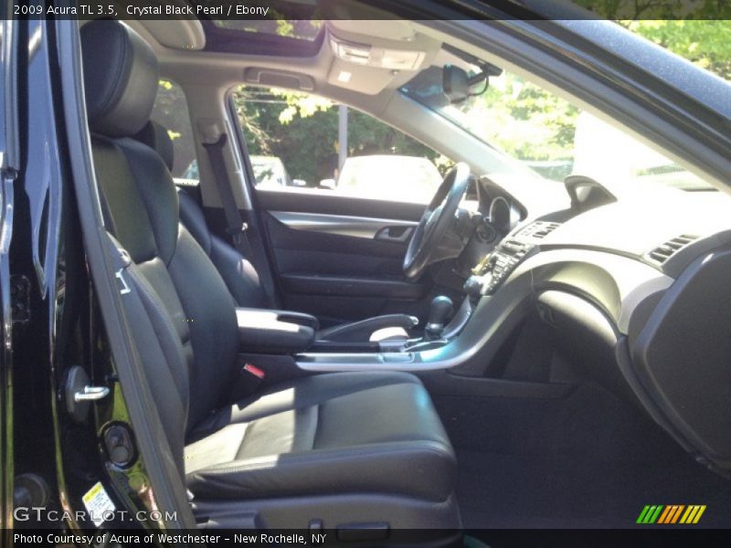 Crystal Black Pearl / Ebony 2009 Acura TL 3.5