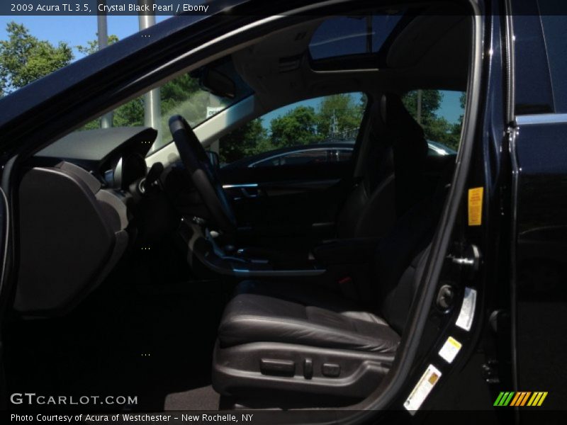 Crystal Black Pearl / Ebony 2009 Acura TL 3.5