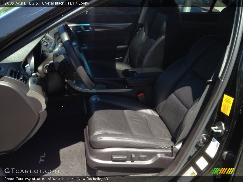 Crystal Black Pearl / Ebony 2009 Acura TL 3.5