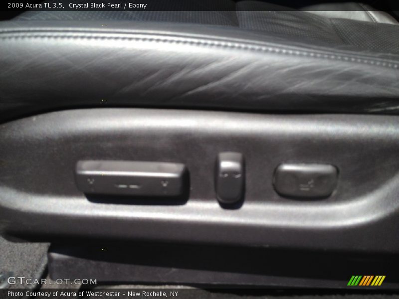 Crystal Black Pearl / Ebony 2009 Acura TL 3.5