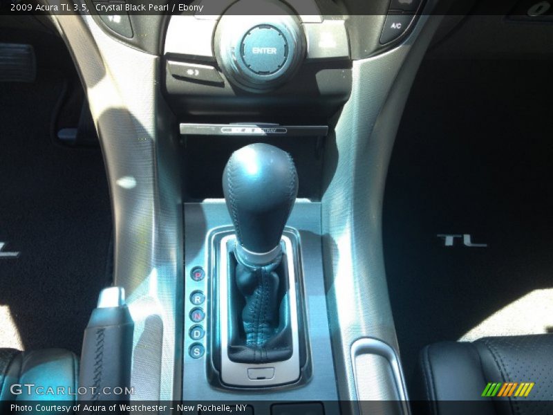 Crystal Black Pearl / Ebony 2009 Acura TL 3.5