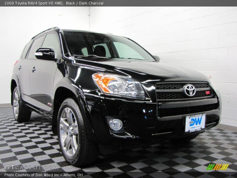 Black / Dark Charcoal 2009 Toyota RAV4 Sport V6 4WD