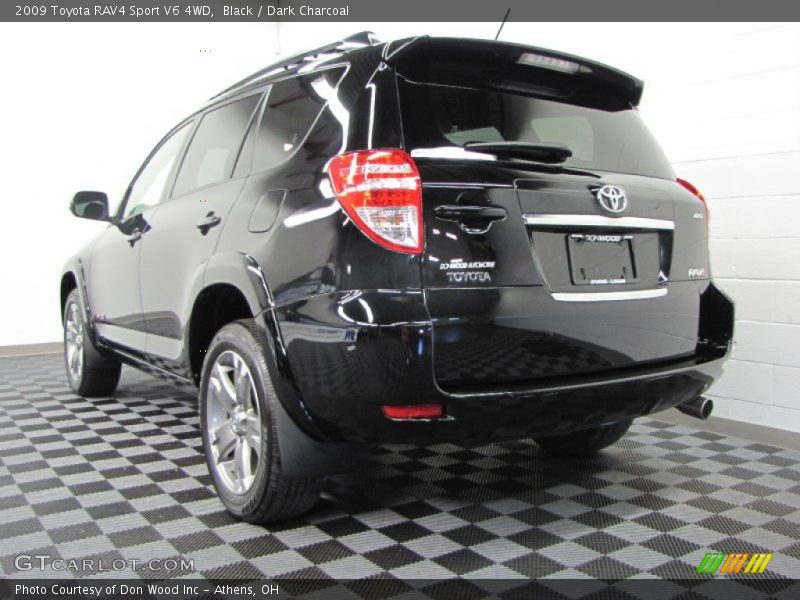 Black / Dark Charcoal 2009 Toyota RAV4 Sport V6 4WD