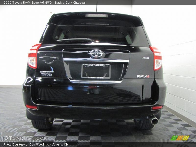 Black / Dark Charcoal 2009 Toyota RAV4 Sport V6 4WD