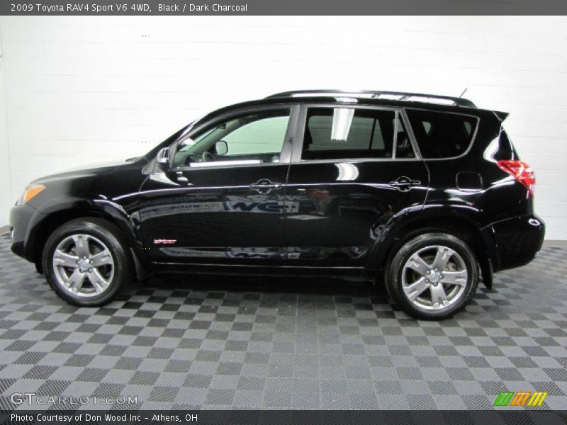 Black / Dark Charcoal 2009 Toyota RAV4 Sport V6 4WD