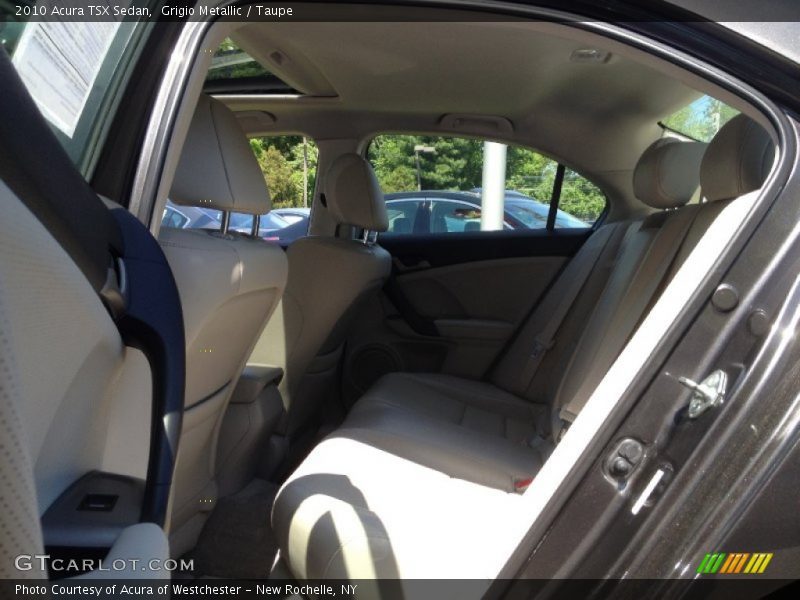Grigio Metallic / Taupe 2010 Acura TSX Sedan