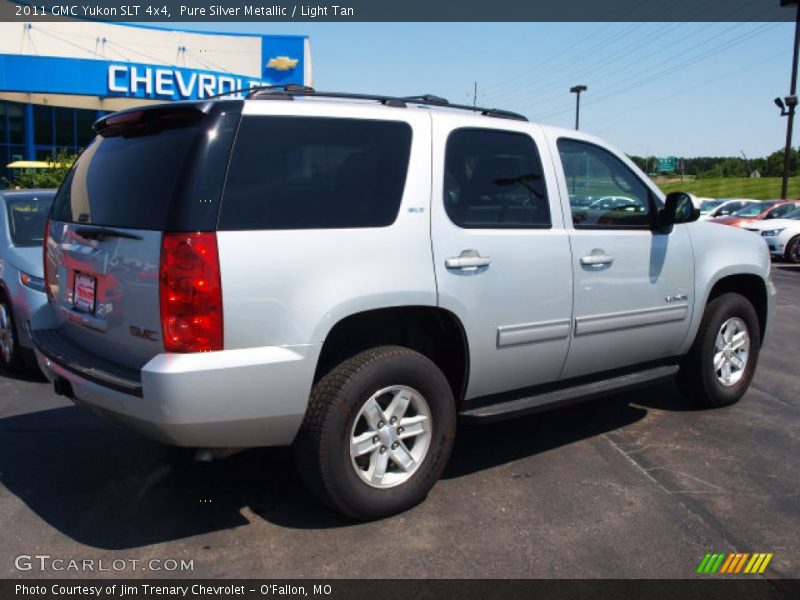 Pure Silver Metallic / Light Tan 2011 GMC Yukon SLT 4x4