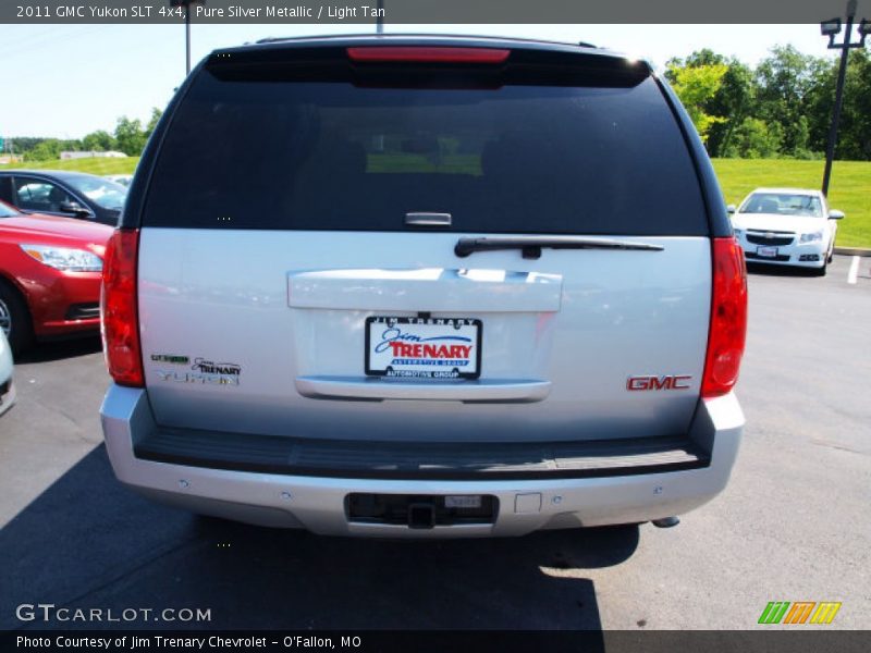 Pure Silver Metallic / Light Tan 2011 GMC Yukon SLT 4x4