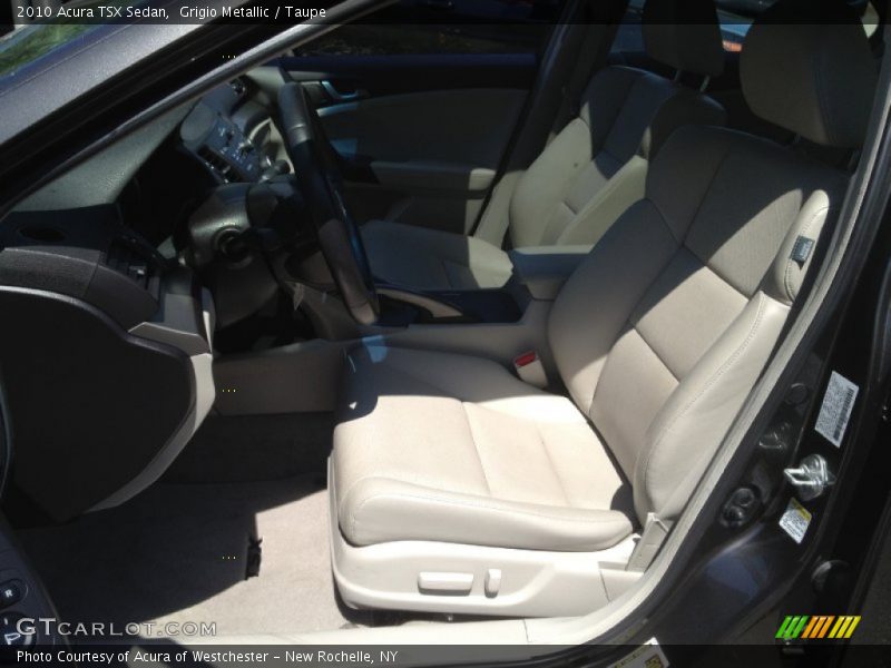 Grigio Metallic / Taupe 2010 Acura TSX Sedan