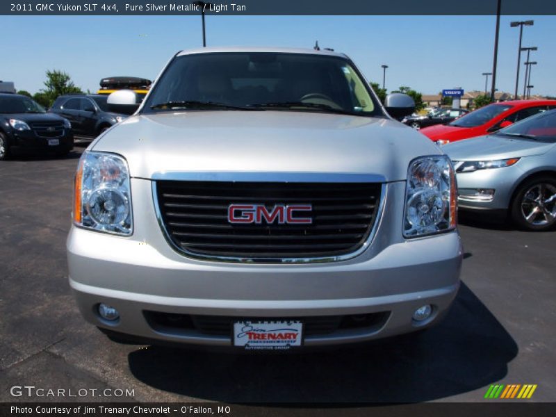 Pure Silver Metallic / Light Tan 2011 GMC Yukon SLT 4x4
