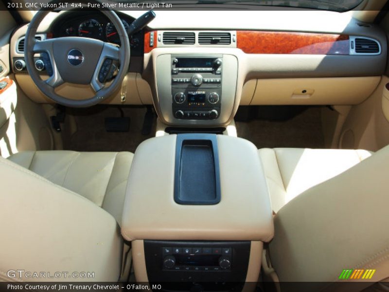 Pure Silver Metallic / Light Tan 2011 GMC Yukon SLT 4x4