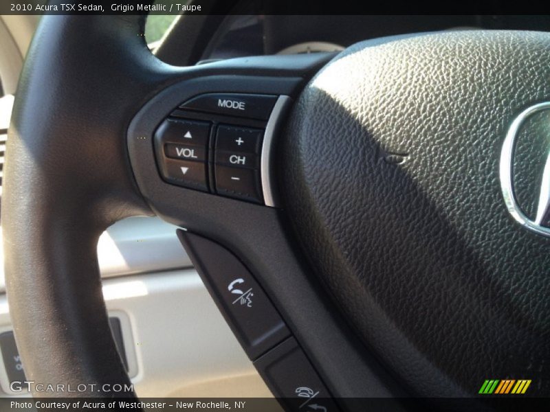 Grigio Metallic / Taupe 2010 Acura TSX Sedan