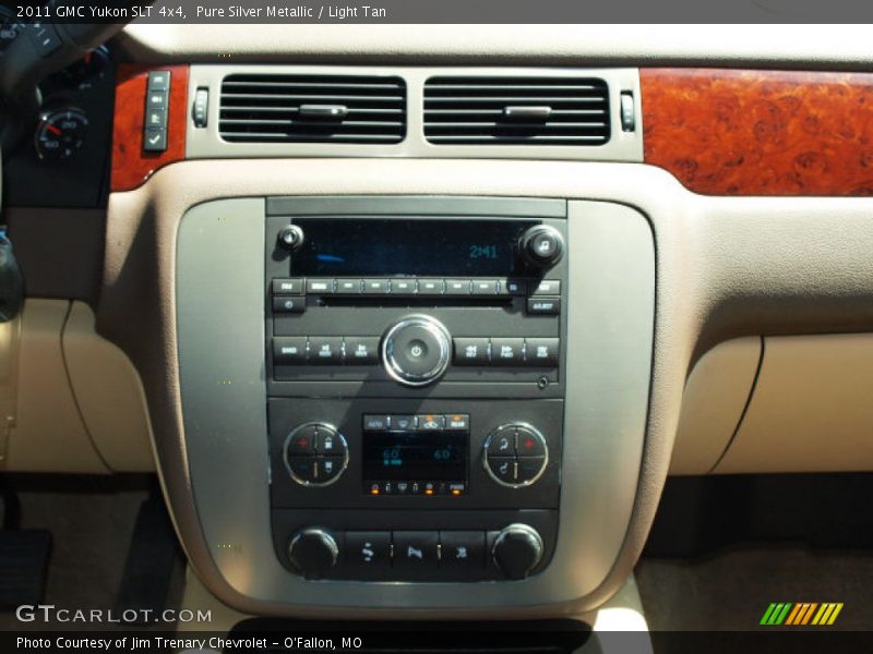 Pure Silver Metallic / Light Tan 2011 GMC Yukon SLT 4x4