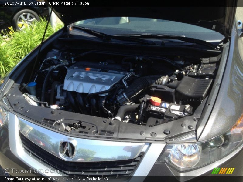 Grigio Metallic / Taupe 2010 Acura TSX Sedan