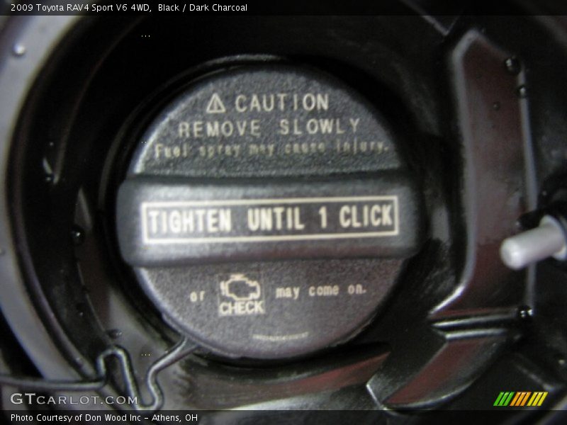 Black / Dark Charcoal 2009 Toyota RAV4 Sport V6 4WD