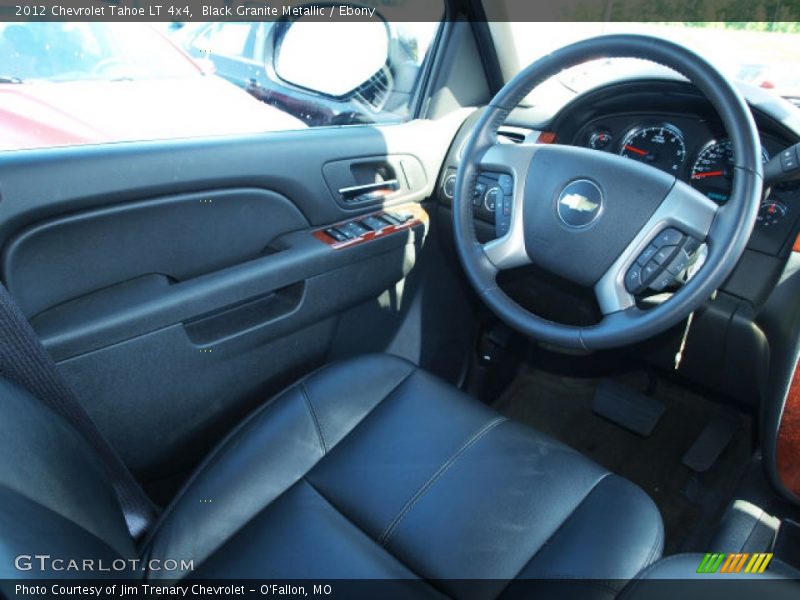 Black Granite Metallic / Ebony 2012 Chevrolet Tahoe LT 4x4