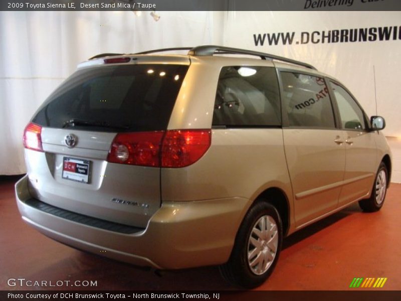 Desert Sand Mica / Taupe 2009 Toyota Sienna LE