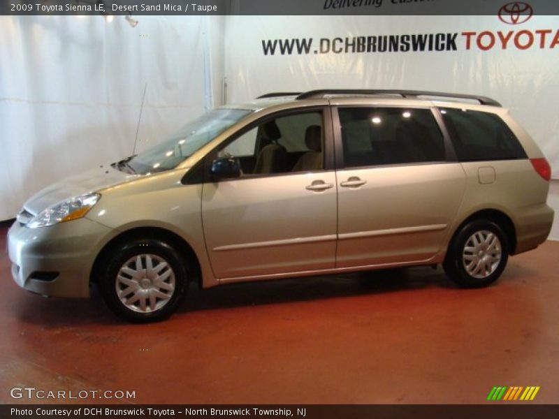 Desert Sand Mica / Taupe 2009 Toyota Sienna LE