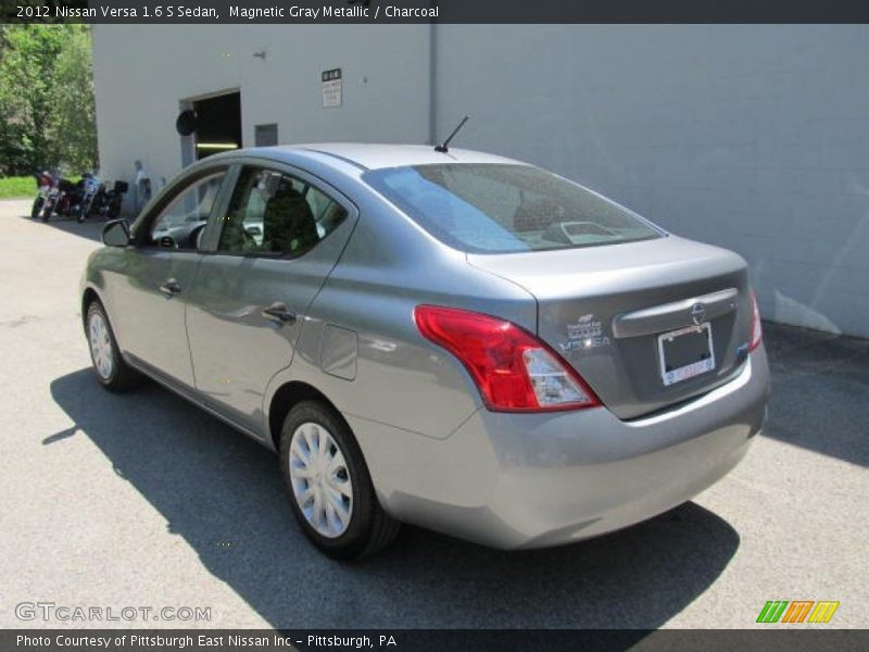 Magnetic Gray Metallic / Charcoal 2012 Nissan Versa 1.6 S Sedan