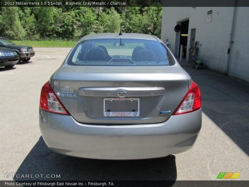 Magnetic Gray Metallic / Charcoal 2012 Nissan Versa 1.6 S Sedan