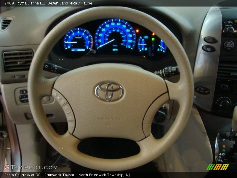 Desert Sand Mica / Taupe 2009 Toyota Sienna LE