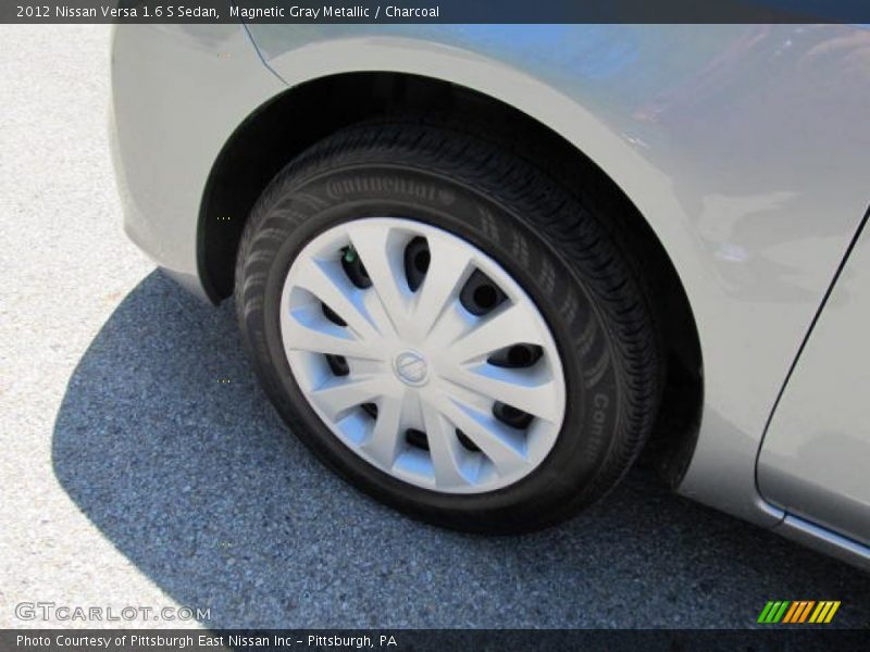Magnetic Gray Metallic / Charcoal 2012 Nissan Versa 1.6 S Sedan