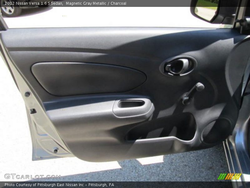 Magnetic Gray Metallic / Charcoal 2012 Nissan Versa 1.6 S Sedan