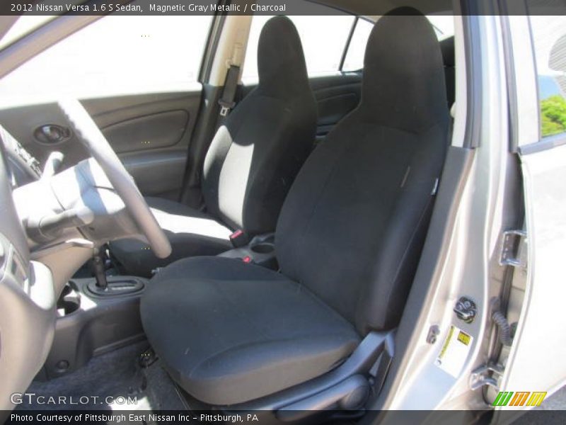 Magnetic Gray Metallic / Charcoal 2012 Nissan Versa 1.6 S Sedan