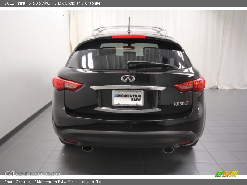 Black Obsidian / Graphite 2012 Infiniti FX 50 S AWD