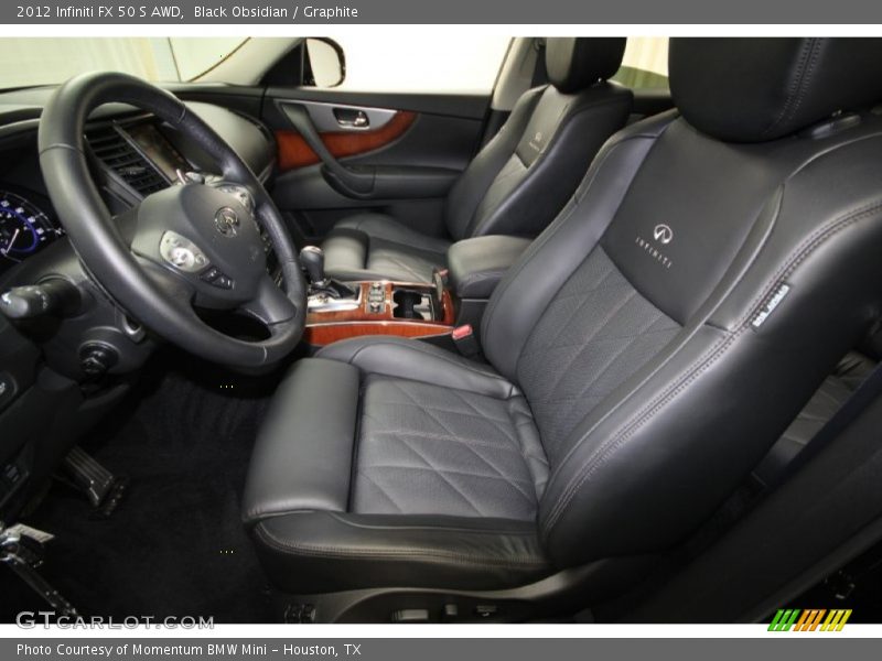 Front Seat of 2012 FX 50 S AWD