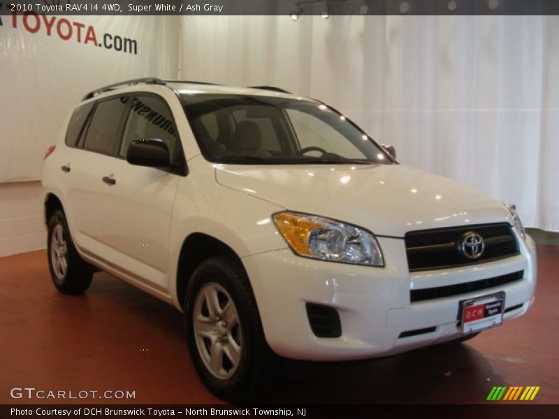 Super White / Ash Gray 2010 Toyota RAV4 I4 4WD