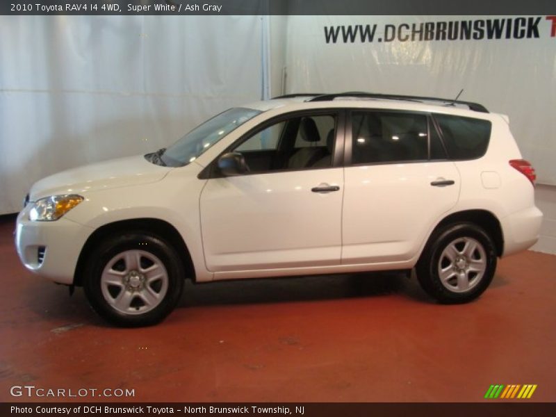 Super White / Ash Gray 2010 Toyota RAV4 I4 4WD