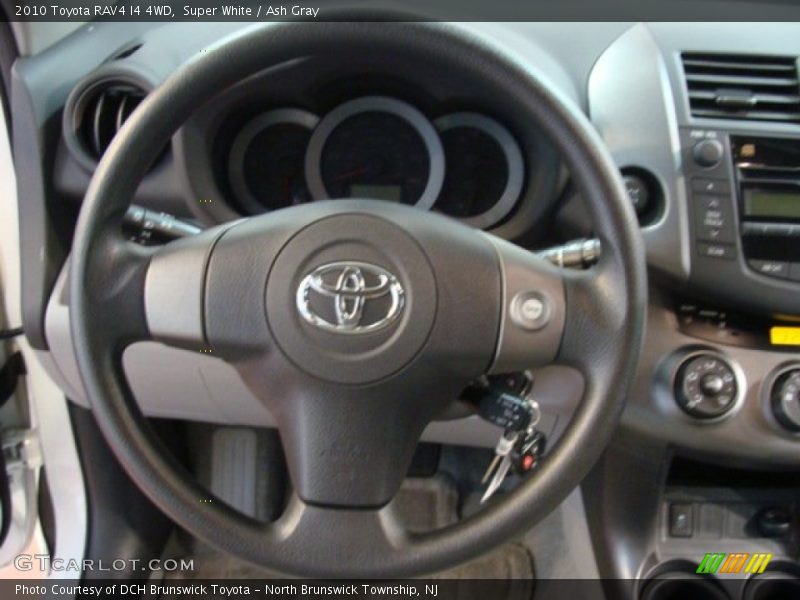 Super White / Ash Gray 2010 Toyota RAV4 I4 4WD