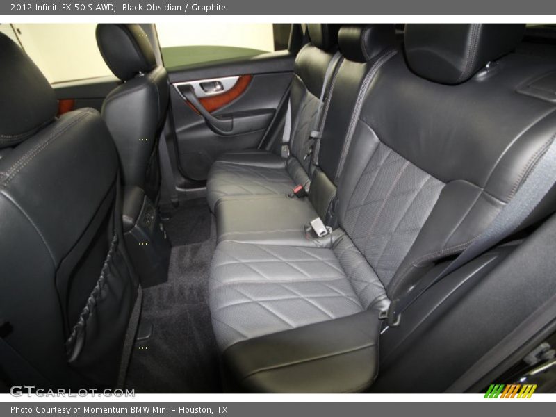 Rear Seat of 2012 FX 50 S AWD