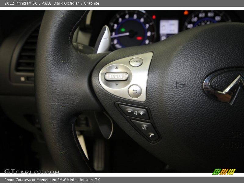 Controls of 2012 FX 50 S AWD