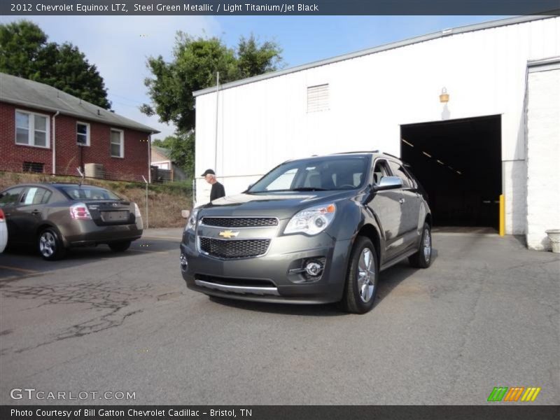 Steel Green Metallic / Light Titanium/Jet Black 2012 Chevrolet Equinox LTZ