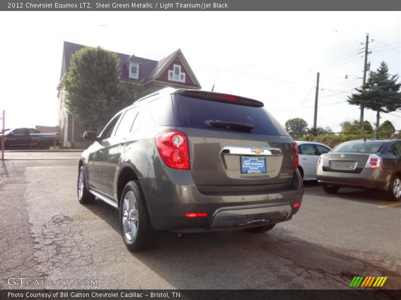 Steel Green Metallic / Light Titanium/Jet Black 2012 Chevrolet Equinox LTZ
