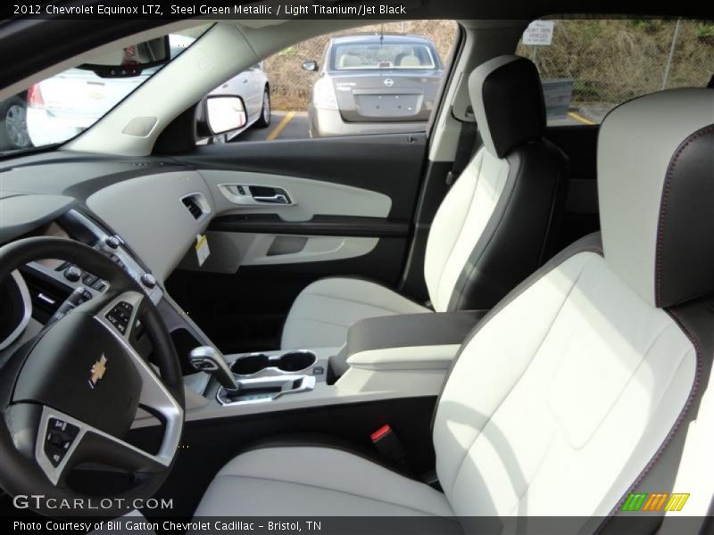 Steel Green Metallic / Light Titanium/Jet Black 2012 Chevrolet Equinox LTZ