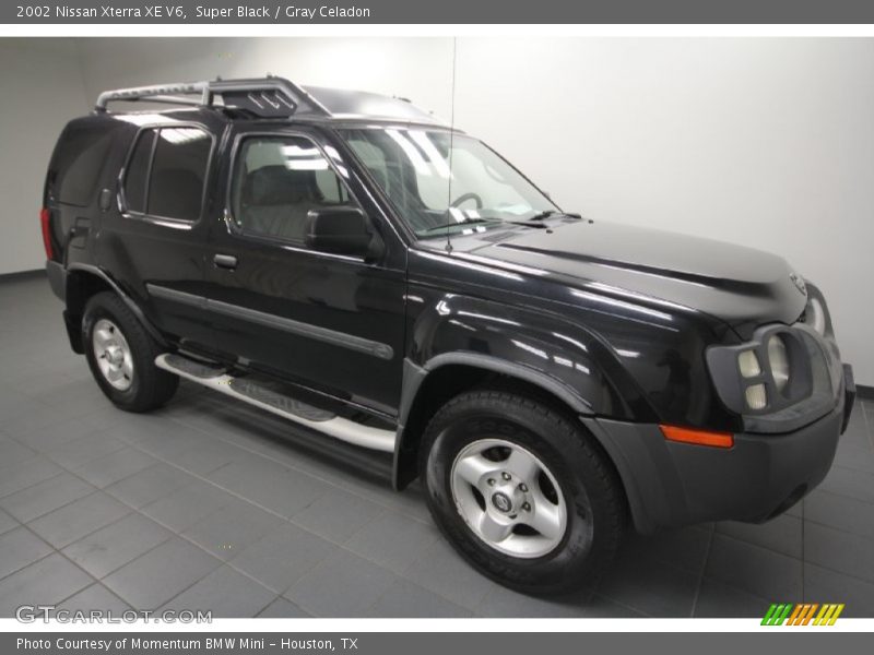 Super Black / Gray Celadon 2002 Nissan Xterra XE V6