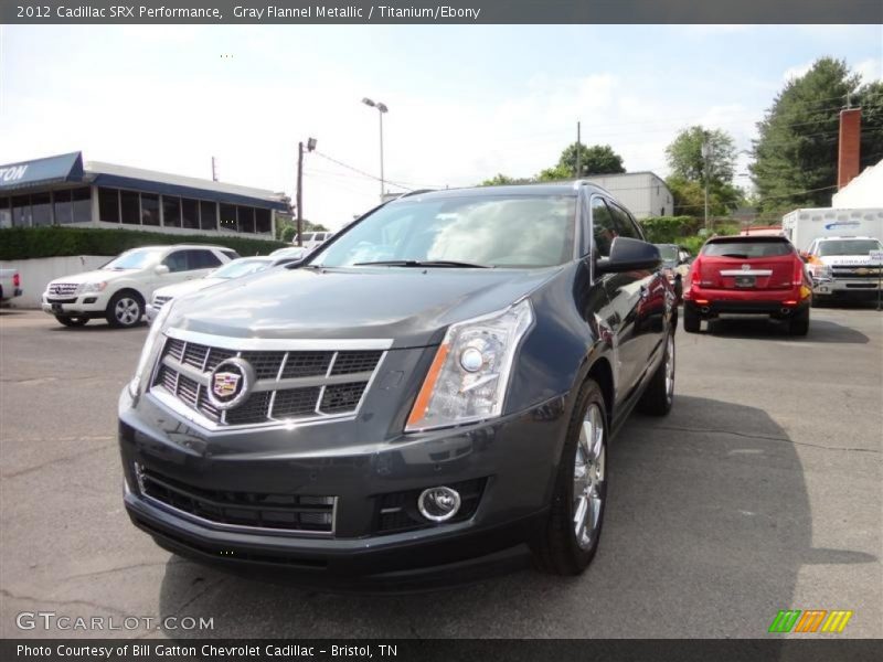 Gray Flannel Metallic / Titanium/Ebony 2012 Cadillac SRX Performance